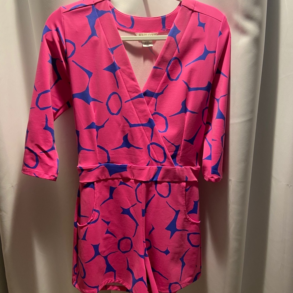 Mahi Gold Floral Romper